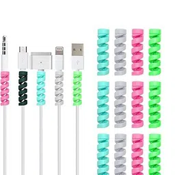 SEAHAVEN Cable Saver Multipurpose Spiral Charger Cable Protector Data Cable Charging Cord Cable Protector-picture-23