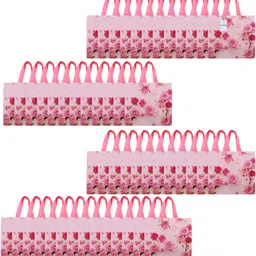 homestic PVC Gulab Bags for Lunch-Grocery-Shopping|Pack of 50|Pink Pack of 50 Grocery Bags-picture-14