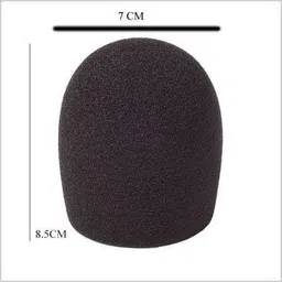 won Studio Microphone Foam Mic Shield Cover Mic Foam Foam Mic Shield Cover Mic Foam (Black, Red, Yellow, Pink, Purple) Holder image 2