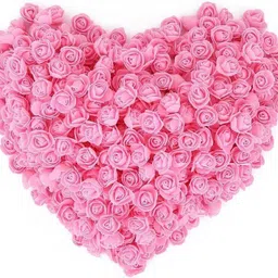 risempire Artificial flower For Home/Office Table Decoration(Multi, Pack of 50) Pink Rose Artificial Flower-picture-33