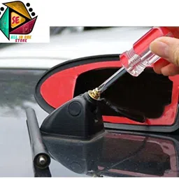 sakshionline Store Universal Shark Fin Style Black Car Antenna AM/FM Radio for Kwid Satellite Vehicle Antenna image 2