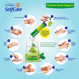 yuthika Selfcare Powder to Liquid Hand Wash Combo Neem - Bottle + 1 Sachet of 9gm Each Hand Wash image 5