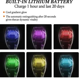 asryd Suzuki Crystal LED Car Gear Knob Touch MultiColor Manual Shifter Gear Knob image 3