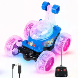 mitti castle Rechargeable 360° Rotating Remote Control Stunt Car with LED Lights-picture-23