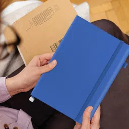 abstract collection Executive A5 Diary Notebook with Pen Holder A5 Notebook Single Rule 200 Pages image 5