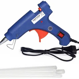msynwyt BLUE MINI 20 WATT - 5 GLUE STICKS OF 7MM SIZE Standard Temperature Corded Glue Gun-picture-10