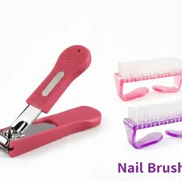 Nail Cutter and Nail Brush Combo Pack for Men & Women-image-2