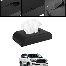 ayw Universal Black D Shape Leatherite Tissue Holder For Car/Home-175 Vehicle Tissue Dispenser-picture-23