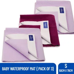 weewish Waterproof - Cotton, Fleece Dry Sheet - Reusable & Washable-(Small) - Pack of 3-picture-20