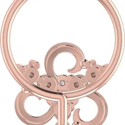 avsar Sadhvi 18kt Diamond Rose Gold Nose Wire image 5