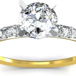 avsar BOR012YA 18kt Cubic Zirconia Yellow Gold ring-picture-12