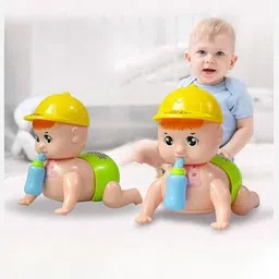 hornflow Battery Powered Cute Adorable(IND*7874) Crawling Baby image 1