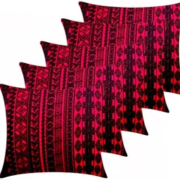 changers Combo Set Of 5 Cushion 2 Microfibre Geometric Bolster Pack of 7 image 2