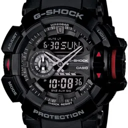 casio G-SHOCK Black-Red Dial Black Resin Strap Analog-Digital Watch - For Men G566-picture-12