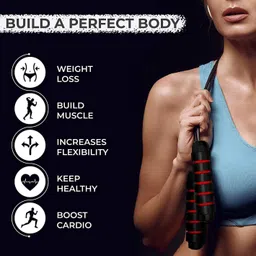 styrkr Skipping Rope for Men Women Children Jump Rope for Exercise & Weight Loss Ball Bearing Skipping Rope image 5