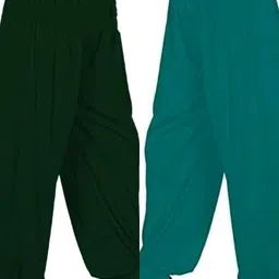 made4good Solid Cotton Women Harem Pants image 2