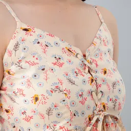 pretty loving thing Women Top & Shorts Set Multicolor Floral Print image 4