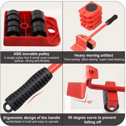 greengrow Furniture Sliders Heavy Furniture Shifter Moving Wheels Kit_07 Appliance Furniture Caster image 2