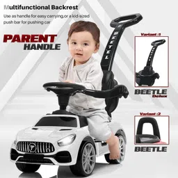panda baby products Beetle Plus 04 Car Non Battery Operated Ride On image 4