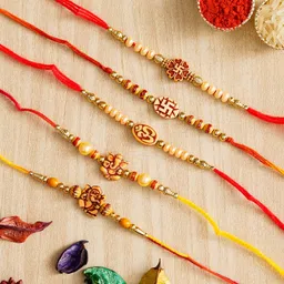 anil rakhi Religious D1052 Assorted Rakhi Set-picture-26