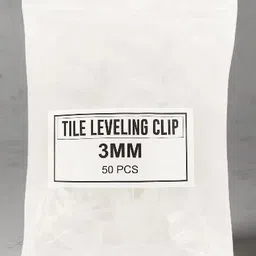 50-Piece 3mm Tile Leveling System Clips | Professional Tile Installation Tool Lever Tool-image-6