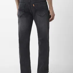 urbano fashion Men Straight Fit Mid Rise Black Jeans image 3