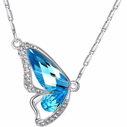 myki Sterling Silver Turquoise, Cubic Zirconia, Diamond Sterling Silver Pendant-picture-14