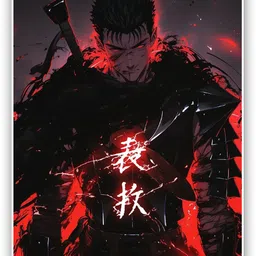 art recall Berserk Wall Poster Anime Poster For Wall Photographic Paper image 1