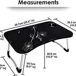 mayko & bayko Wood Portable Laptop Table image 2