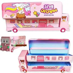 aganta B-662-26 Unicorn Art Metal Pencil Box image 4
