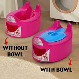 maxwell Nano Potty Toilet Seat Chair Trainer Training Seat Whit Closing Lid Boys Girls Potty Box image 4
