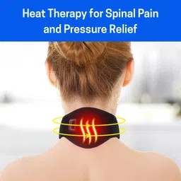 flipxen Adjustable Neck Support Brace Pain Relief Self-Heating Physiotherapy Neck Support image 2