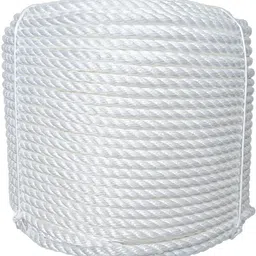mahira PP Rope 4mm x 100 Mtr Multipurpose Strong Plastic Rope for Household White image 4