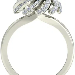 avsar AVR827WB 14kt Cubic Zirconia White Gold ring image 2