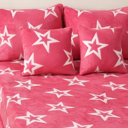 shruvis ekart Woolen King Fitted (Elastic) 400 TC Printed Bedsheet image 3