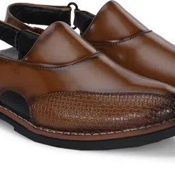 killer Men Premium Synthetic Peshawari Sandal image 4