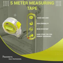 snomex Trickle 5 Meter Measuring Tape With 18 Mm Knife Cutter |S03| Measurement Tape image 2