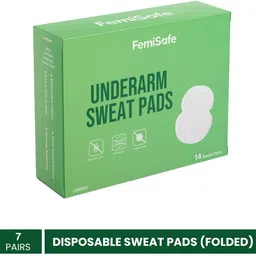 femisafe Breathable Antimicrobial Underarm Sweat Pads 14 Pads-7 Pairs Sweat Pads-picture-20