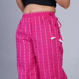 wakshi Women Flared Black Viscose Rayon Trousers image 5