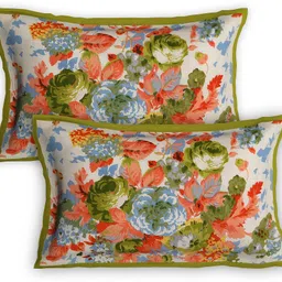 bombay speed Cotton King Flat 280 TC Floral Bedsheet image 4