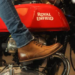 harrytech london Men's Brown Hiking Boots - Rugged Leather Outdoor Boots with Durable Rubber Sole Boots For Men-picture-12