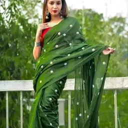 Self Design Tant Pure Cotton Saree-image-16