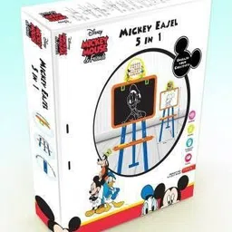 sarasi MickeyMouse 5 In 1 Dual Side Easel Activity Board image 3