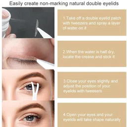 denfy 600pcs Invisible Double Eyelid Tape One-sided Eyelid Lift image 4