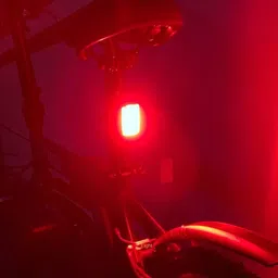 tuhi Cycle Tail Light Powerful Bright Red+Blue Cob Rechargeable Waterproof Arm Light LED Rear Break Light image 5