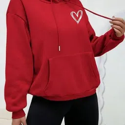 flaxwear Women Full Sleeve Printed Hooded Sweatshirt-picture-14