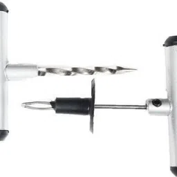 techhark Tubeless Tyre Puncture Kit Motorcycle (Complete Kit with Easy Storage Nylon Bag) Tubeless Tyre Puncture Repair Kit and Emergency Flat Tire Puncher Repair Patch Tool Kit for Car Bike SUV Tubeless Tyre Puncture Repair Kit image 4