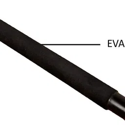 house of common saltwater fresh water solid super unbreakable 2 piece part 2 part Multicolor Fishing Rod image 2