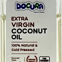 docura Extra Virgin Coconut Oil, Cold Pressed, 100%Pure for Hair, Baby Massage, Cooking Hair Oil-picture-15