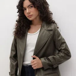 roadster Polyester Coat For Women-picture-26